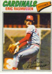 1977 Topps Baseball Cards      404     Eric Rasmussen RC
